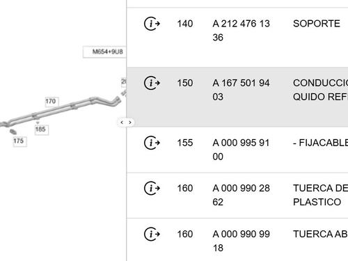 Pipe MERCEDES-BENZ GLE (V167) GLE 300 d EQ Boost 4-matic (167.119, 167.109) | BP36995947M125 - Image 6