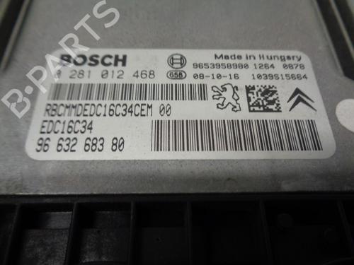 Engine control unit (ECU) CITROËN XSARA PICASSO (N68) 1.6 HDi | BP11849715M57 
