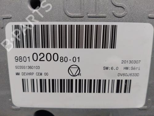 Display monitor CITROËN C5 III Break (RW_) 1.6 HDi 115 | BP30920019C48