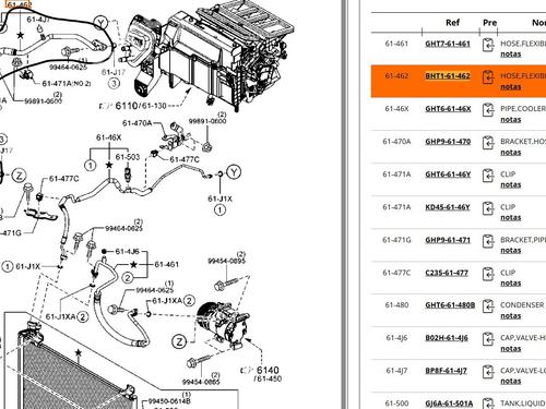 AC pipe MAZDA 3 (BM, BN) 2.2 D | BP32372685M126 - Image 5
