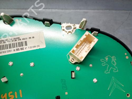 Instrument cluster CITROËN C3 II (SC_) 1.4 HDi 70 (SC8HZC, SC8HR0, SC8HP4) | BP31801031C47