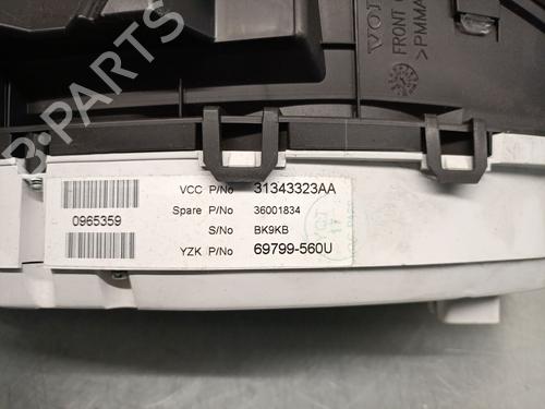 Instrument cluster VOLVO V60 I (155) 1.6 DRIVe | BP23549037C47 