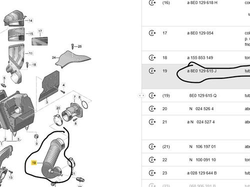Pipe AUDI A4 B7 (8EC) 2.0 TDI 16V | BP33173357M125  - Image 5