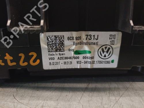 Instrument cluster VW POLO V (6R1, 6C1) 1.4 TDI | BP26124134C47 