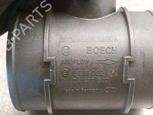 Mass air flow sensor OPEL ZAFIRA A MPV (T98) 2.2 DTI 16V (F75) | BP27541096M95 