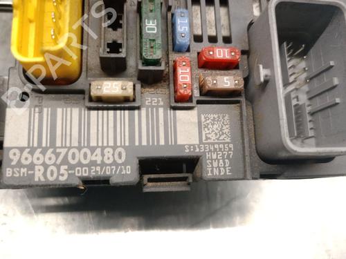 Fuse box PEUGEOT PARTNER Tepee 1.6 HDi 75 (16V) | BP29009026E1 