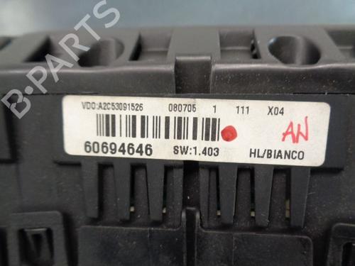 Instrument cluster ALFA ROMEO 159 (939_) 1.9 JTDM 16V (939AXF1B, 939AXC1B) | BP12826050C47 