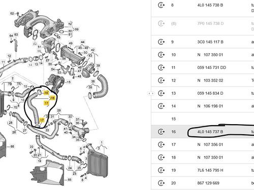 Pipe AUDI Q7 (4LB) 3.0 TDI quattro | BP32338449M125 - Image 5