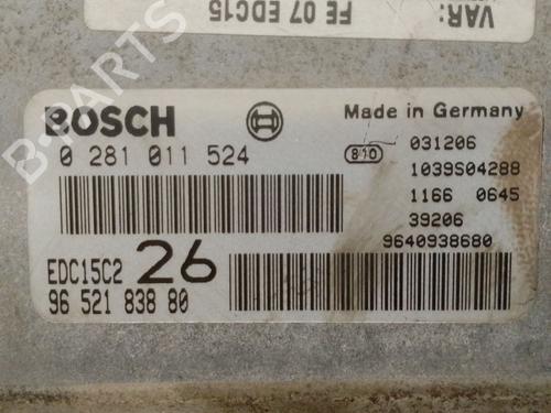 Engine control unit (ECU) CITROËN C5 I (DC_) 2.0 HDi (DCRHZB, DCRHZE) | BP20267984M57 