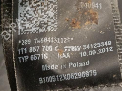 Front left seatbelt VW TOURAN (1T3) 1.6 TDI | BP36700923I26 - Image 7