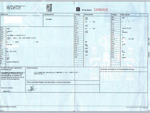 Left front door FIAT 500 (312_) 1.2 (312AXA1A) | BP29491628C2 