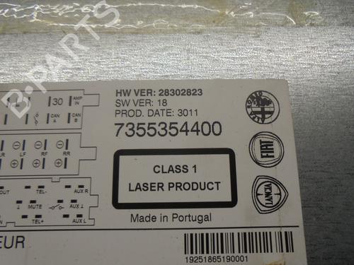 Radio FIAT PUNTO EVO (199_) 1.4 (199AXB1A) | BP16087261E6 