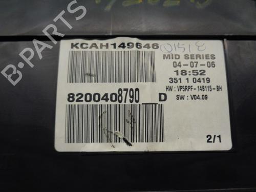 Instrument cluster RENAULT MEGANE II Saloon (LM0/1_)  | BP9959057C47 
