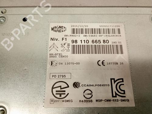 Radio PEUGEOT 2008 I (CU_) 1.2 THP 110 / PureTech 110 | BP29325009E6 