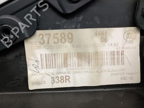 Rear right panel SMART FORFOUR Hatchback (453) electric drive (453.091) | BP29475783C61 