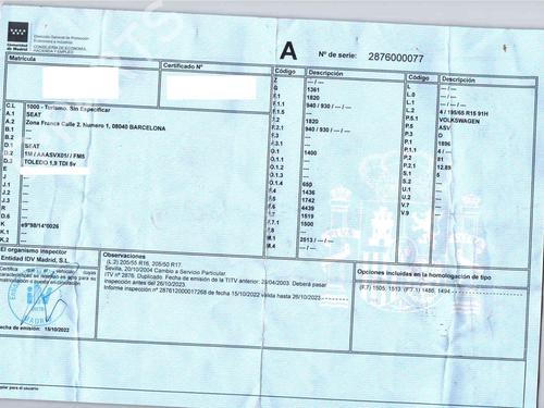 Warning switch SEAT TOLEDO II (1M2) 1.9 TDI | BP39536355I22  - Image 6