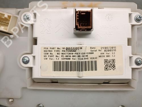 Instrument cluster PEUGEOT 2008 I (CU_) 1.6 BlueHDi 100 | BP29704972C47 