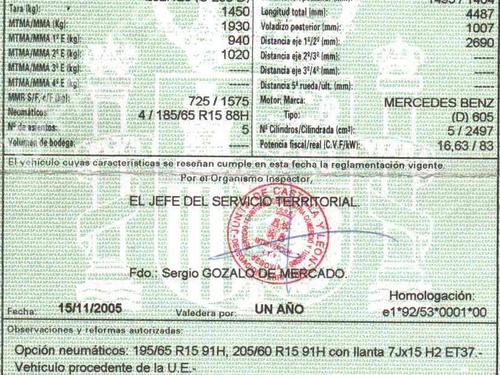 Used Parts MERCEDES-BENZ C-CLASS (W202) C 250 D (202.125) 4512663