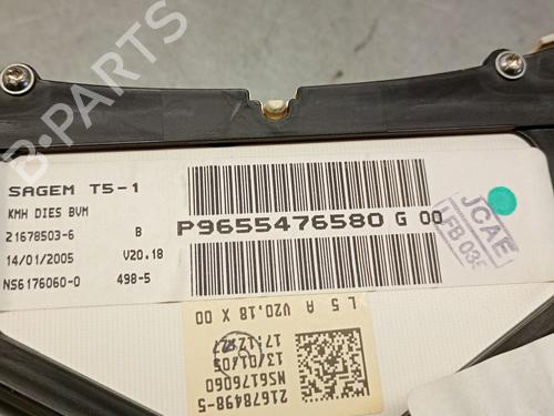 Instrument cluster PEUGEOT 307 SW (3H) 1.6 HDI 110 | BP24607847C47 