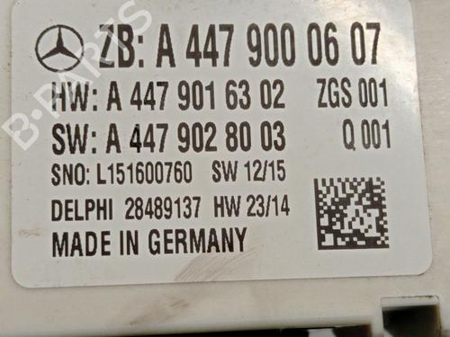 Electronic module MERCEDES-BENZ VITO Van (W447) 111 CDI (447.601, 447.603, 447.605) | BP26530449M83 - Image 4