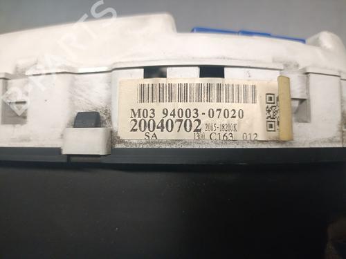 Instrument cluster KIA PICANTO I (SA) 1.1 | BP26932193C47 