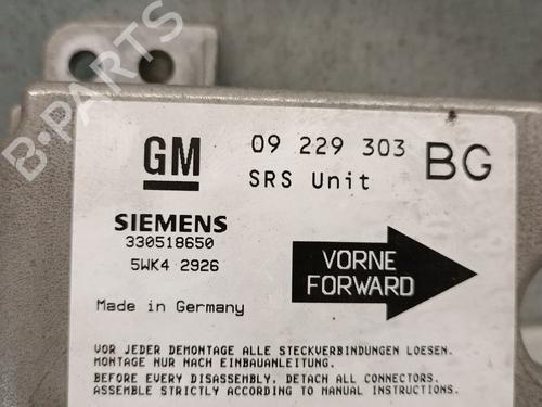 Kollisjonspute styreenhet OPEL ZAFIRA A MPV (T98) 2.2 DTI 16V (F75) | BP30297646M53