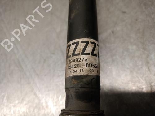 Left front driveshaft TOYOTA YARIS (_P13_) 1.5 Hybrid (NHP130_) | BP25236971M38 