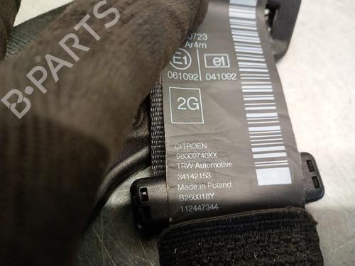 Rear left seatbelt CITROËN C4 CACTUS 1.5 BlueHDi 100 | BP25236649I29 