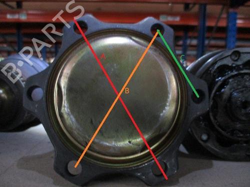 Left front driveshaft AUDI A6 C5 Avant (4B5)  | BP8640541M38 