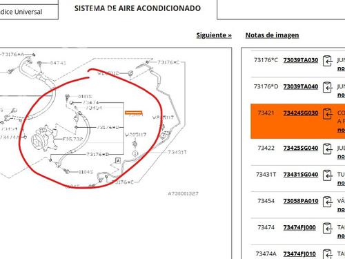 AC pipe SUBARU FORESTER (SJ_) 2.0 D AWD (SJD) | BP34445944M126  - Image 6