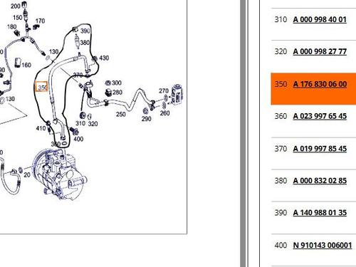 AC pipe MERCEDES-BENZ A-CLASS (W176) A 45 AMG 4-matic (176.052) | BP39648628M126 - Image 6