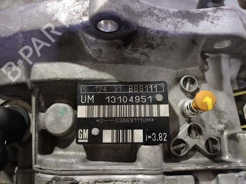 Gearbox OPEL ZAFIRA A MPV (T98) 2.2 DTI 16V (F75) | BP30321916M3 