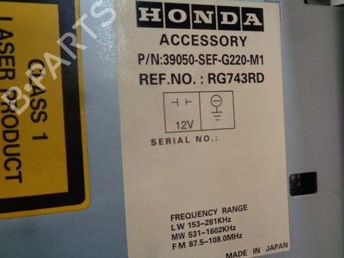 Radio HONDA ACCORD VII (CL, CN) 2.2 i-CTDi (CN1) | BP10041888E6 