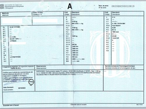 Switch SUBARU IMPREZA Estate (GF) 2.0 i 16V AWD (GF8) | BP31952745I30 