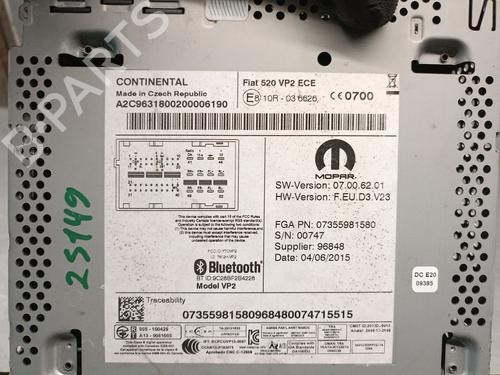 Display JEEP RENEGADE SUV (BU, B1, BV) 1.6 CRD | BP33856473C48 - Image 7