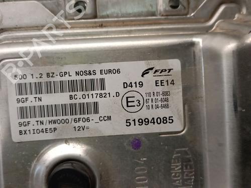 Engine control unit (ECU) FIAT 500 (312_) 1.2 (312AXA1A) | BP34584318M57 - Image 4