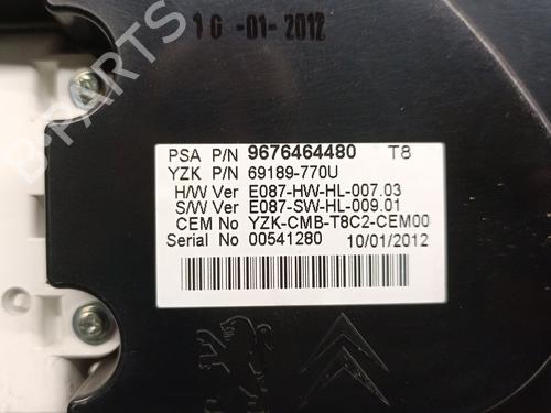 Instrument cluster PEUGEOT 5008 (0U_, 0E_)  | BP29851161C47