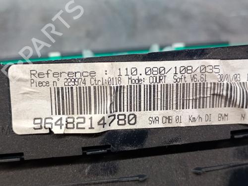 Instrument cluster PEUGEOT 406 Coupe (8C) 2.2 HDI | BP28353280C47