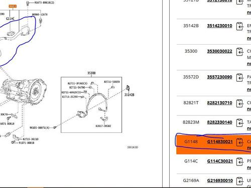 Cable LEXUS GS (_S19_) 450h (GRS191_, GWS191_) | BP23053836E12 