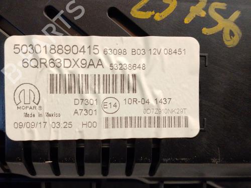 Kombinert Instrument JEEP COMPASS (MP, M6, MV, M7) 2.0 CRD 4x4 | BP29626880C47 