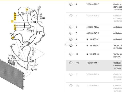 AC pipe VW CRAFTER Van (SY_, SX_) 2.0 TDI FWD (SYB, SYC, SYD) | BP40443696M126  - Image 7