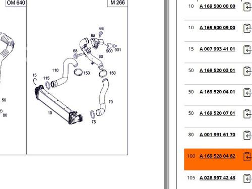 Pipe MERCEDES-BENZ A-CLASS (W169) A 180 CDI (169.007, 169.307) | BP31862456M125  - Image 6