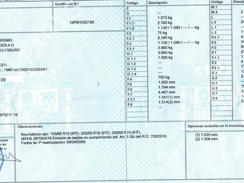 Left front brake caliper VW TOURAN (1T1, 1T2) 1.9 TDI | BP15664254M105 