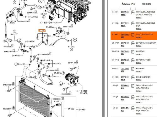 AC pipe MAZDA 3 Saloon (BM_, BN_) 2.2 D | BP29387375M126 