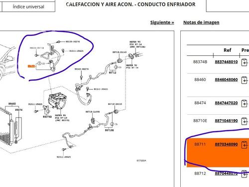 AC pipe LEXUS RX (_U3_) 400h (MHU38_) | BP25723175M126 