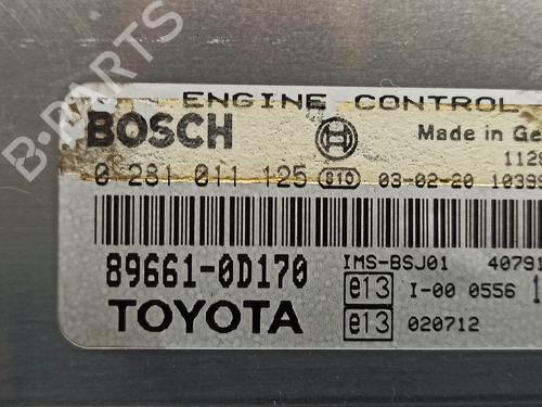 Engine control unit (ECU) TOYOTA YARIS (_P1_)  | BP17129157M57 