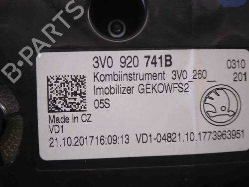 Instrument cluster SKODA SUPERB III (3V3) 2.0 TDI | BP10226897C47 
