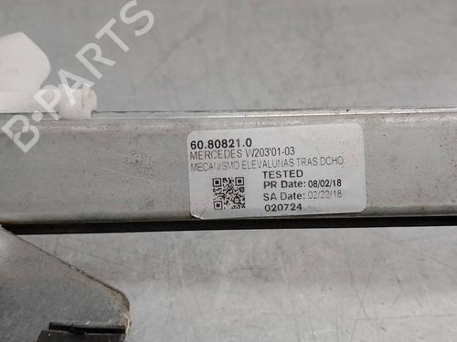 Rudehejsemekanisme Højre bagtil MERCEDES-BENZ C-CLASS (W203) C 220 CDI (203.006, 203.008) | BP17997906C25 