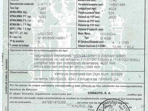 Gearbox HYUNDAI MATRIX (FC) 1.8 | BP7045162M3 