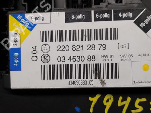 Electronic module MERCEDES-BENZ S-CLASS (W220) S 500 4-matic (220.084, 220.184) | BP18309758M83 